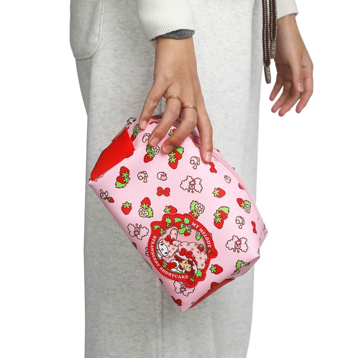 My Melody x Strawberry Shortcake Cosmetic Bag