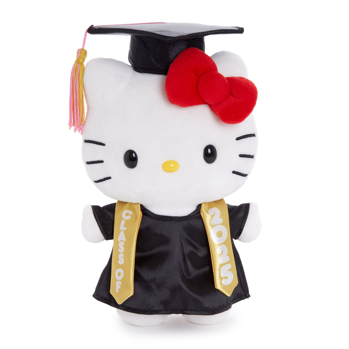 Hello Kitty 9&quot; Cap and Gown Graduation Plush (Gold)