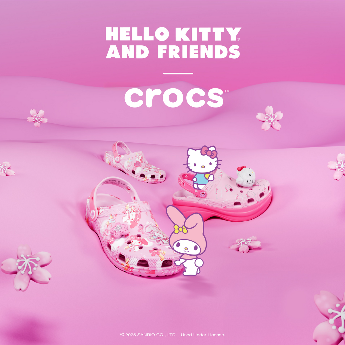 My Melody x Crocs Kids Classic Clog