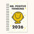 Mr. Positive x Studio Oh! 2026 Thinking Chenille Patch Planner
