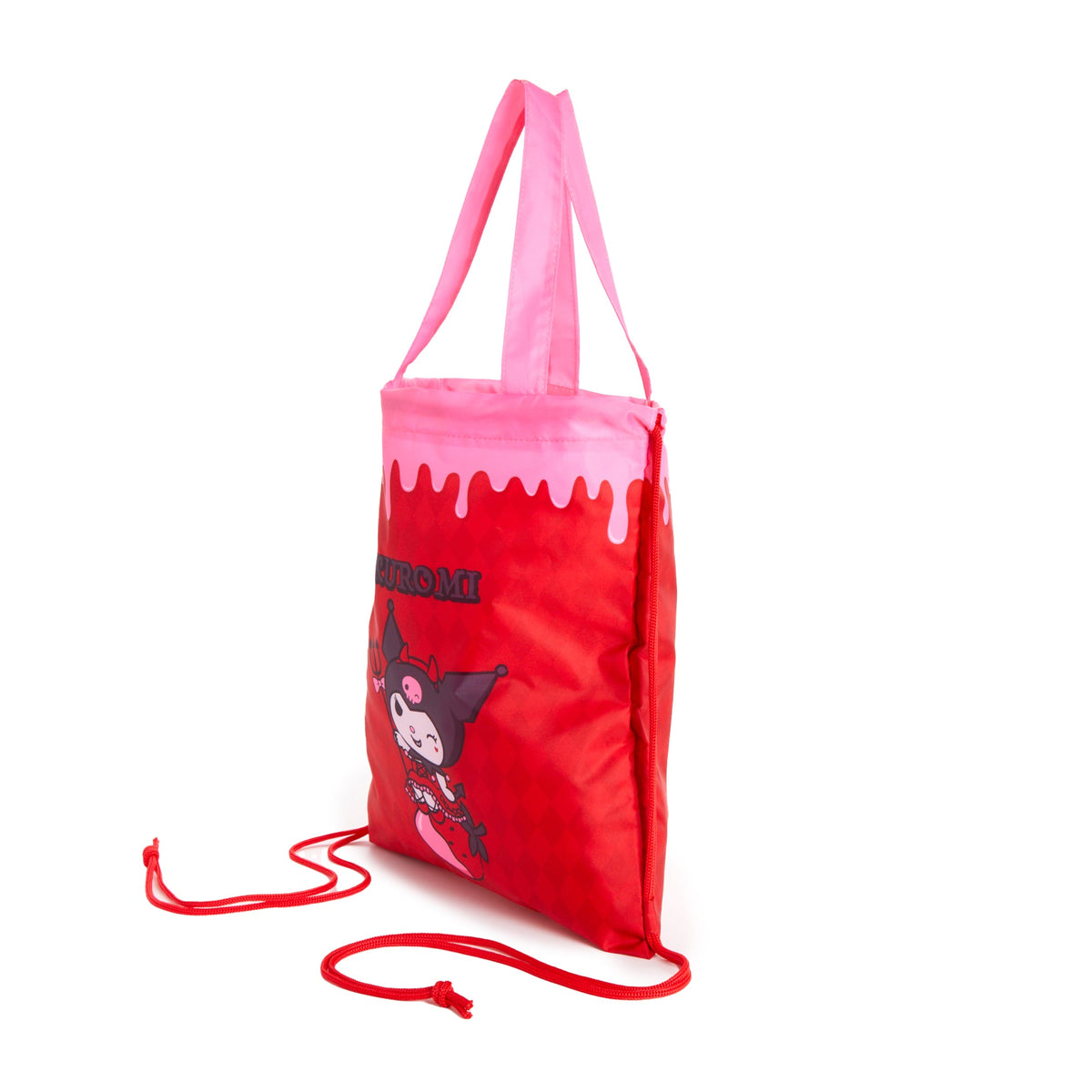 Kuromi Drawstring Backpack (Strawberry Treat Series)