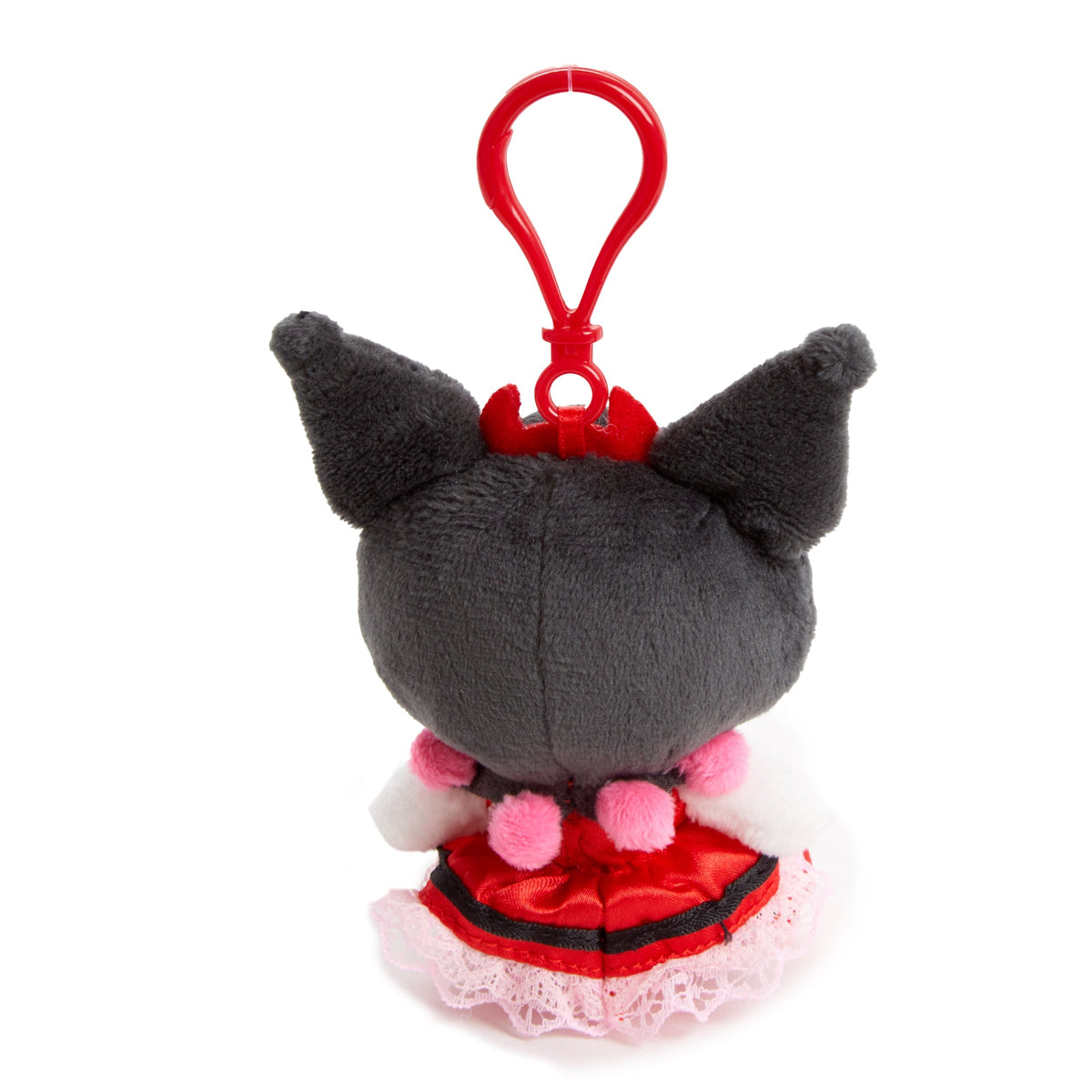 Kuromi Plush Mascot Clip (Strawberry Treat Series)