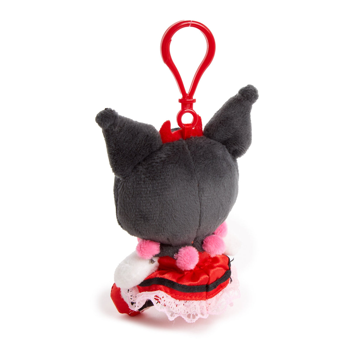 Kuromi Plush Mascot Clip (Strawberry Treat Series)