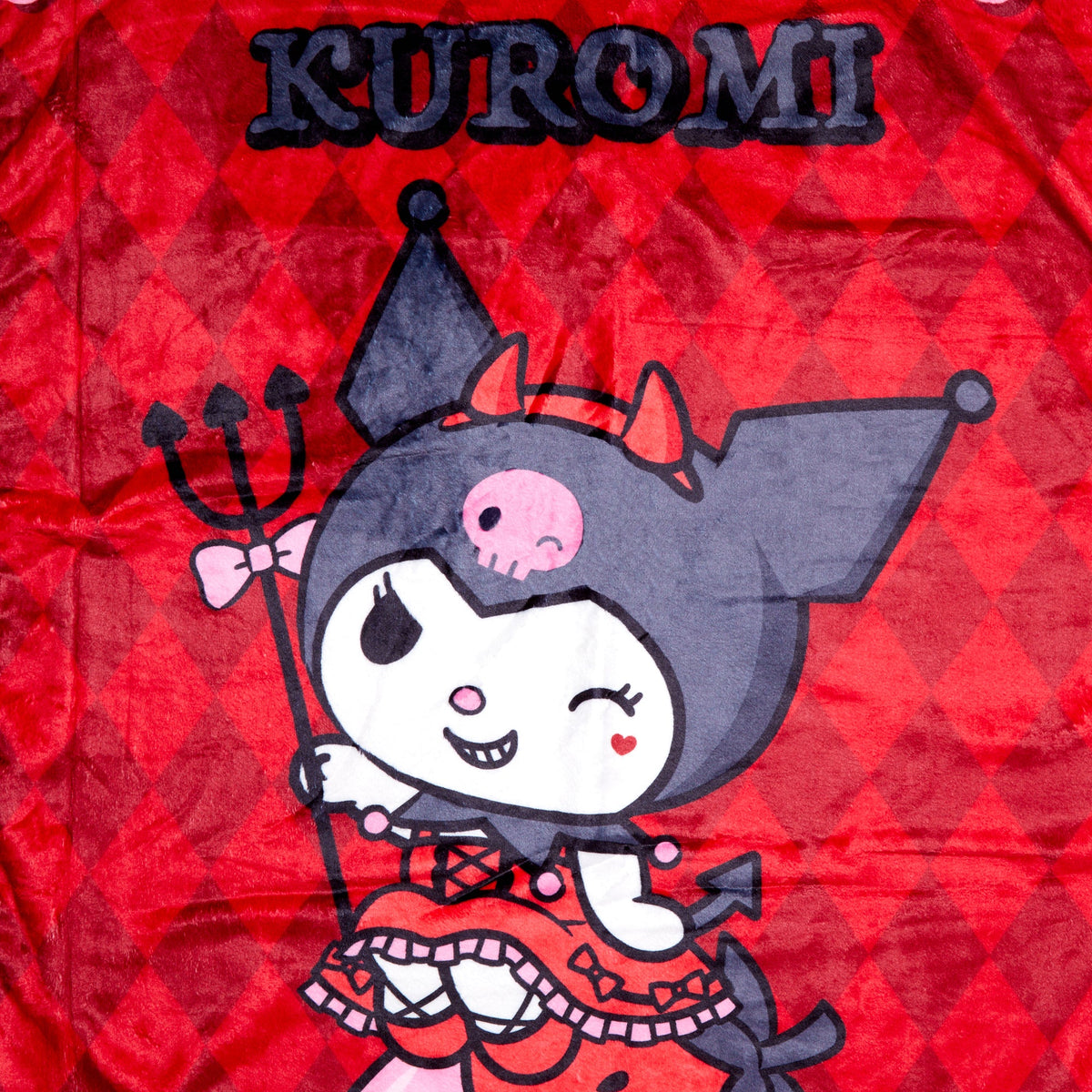 Kuromi Throw Blanket (Strawberry Treat Series)