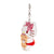 Hello Kitty Plush Mascot Keychain (Red Gingham)