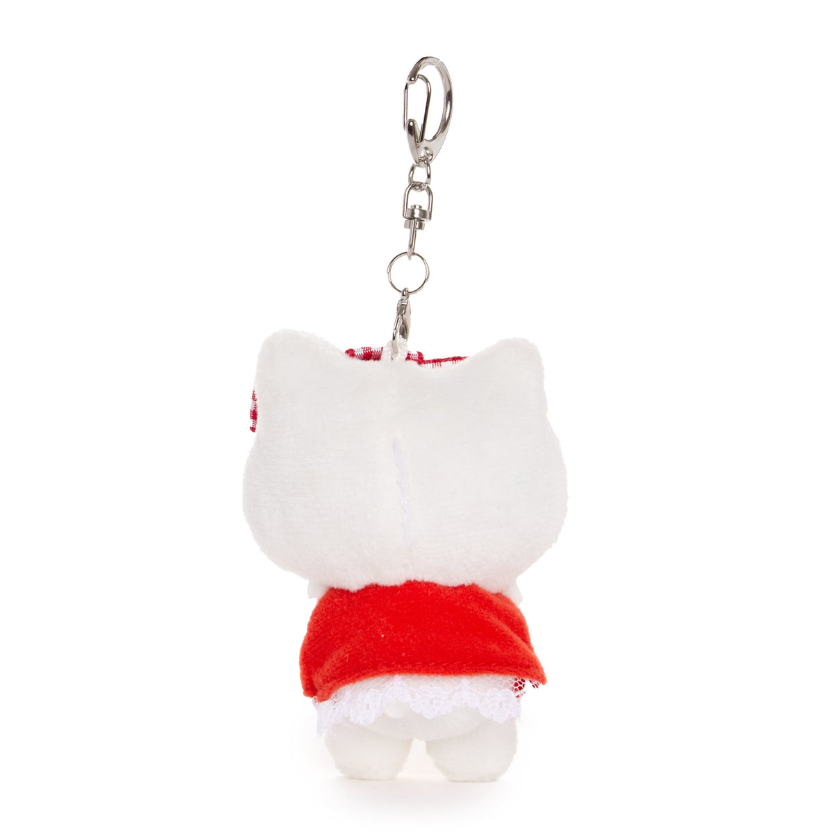 Hello Kitty Plush Mascot Keychain (Red Gingham)