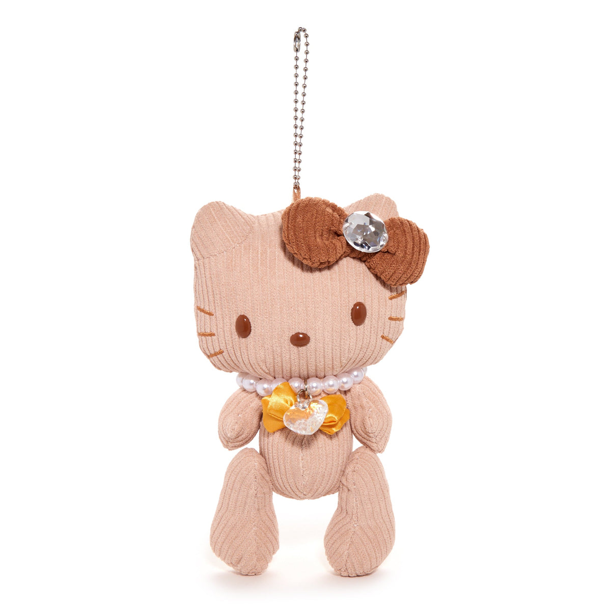 Hello Kitty Mascot Jewel Plush (Brown)