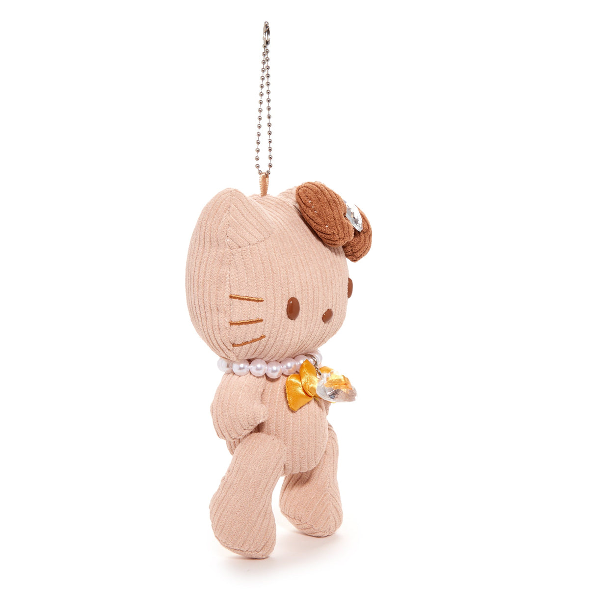 Hello Kitty Mascot Jewel Plush (Brown)