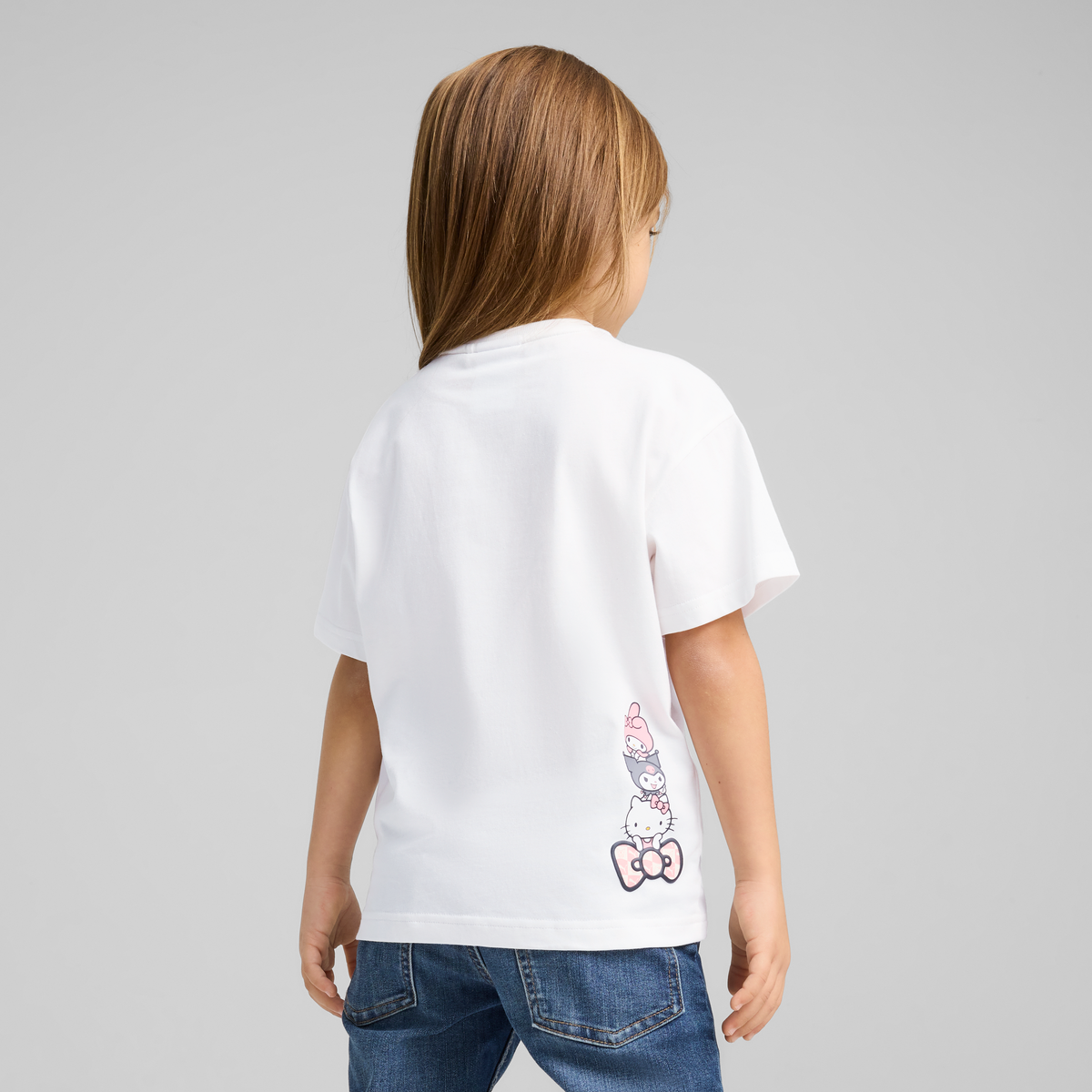 Hello Kitty and Friends x PUMA Kids Relaxed Graphic Tee (PUMA White)