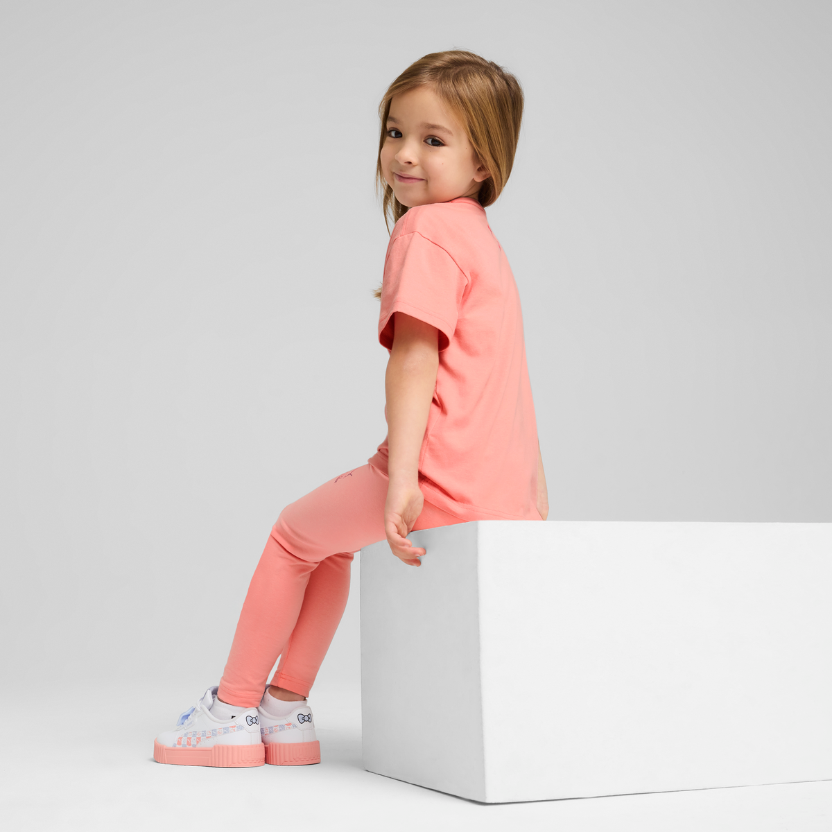 Hello Kitty and Friends x PUMA Kids Relaxed Graphic Tee (Pink Fruit)