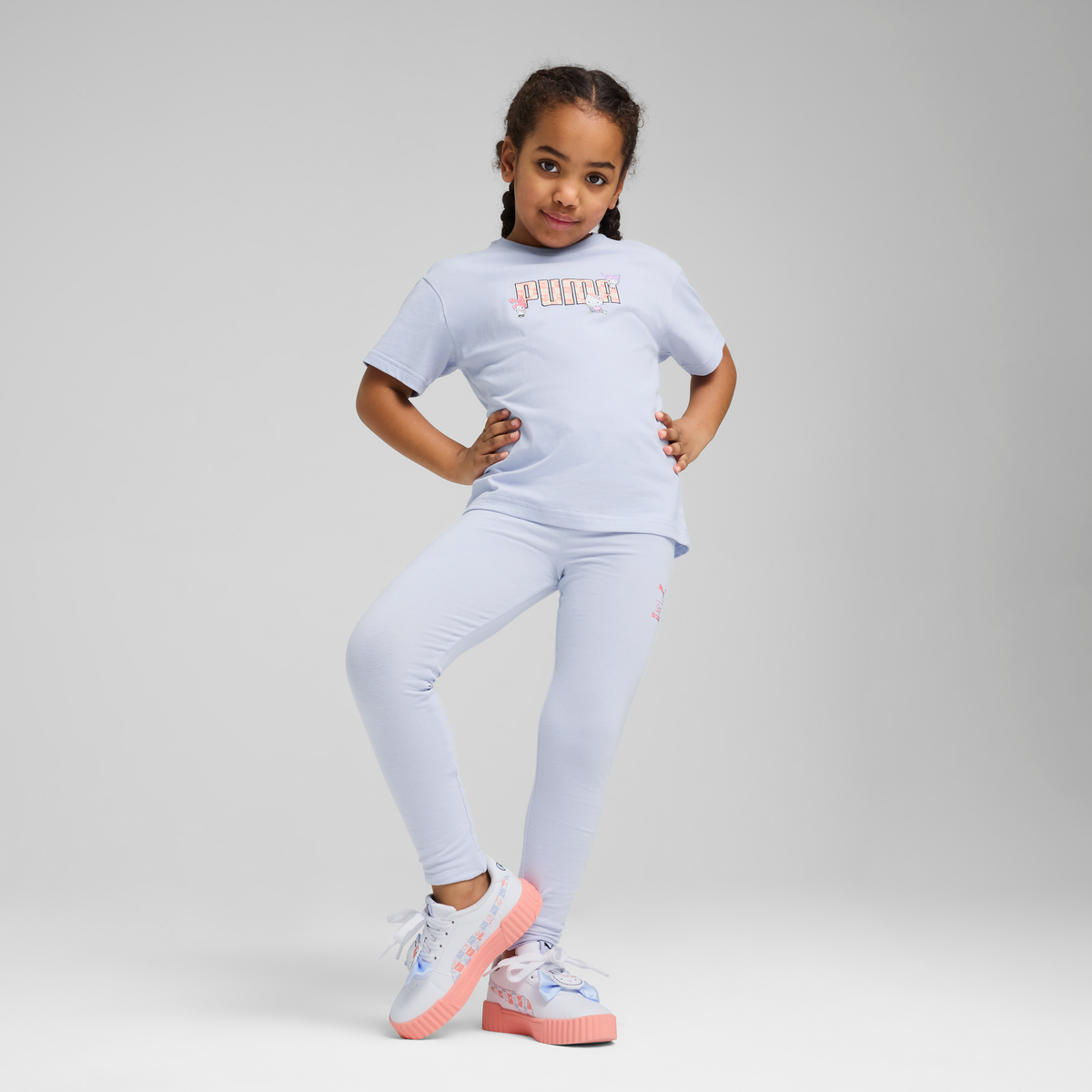 Hello Kitty and Friends x PUMA Kids Relaxed Graphic Tee (Cool Weather)
