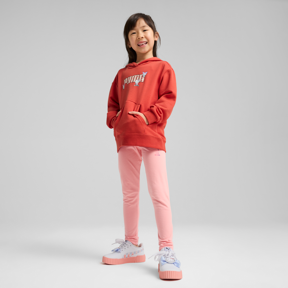 Hello Kitty and Friends x PUMA Kids Relaxed Hoodie (Red Fire)