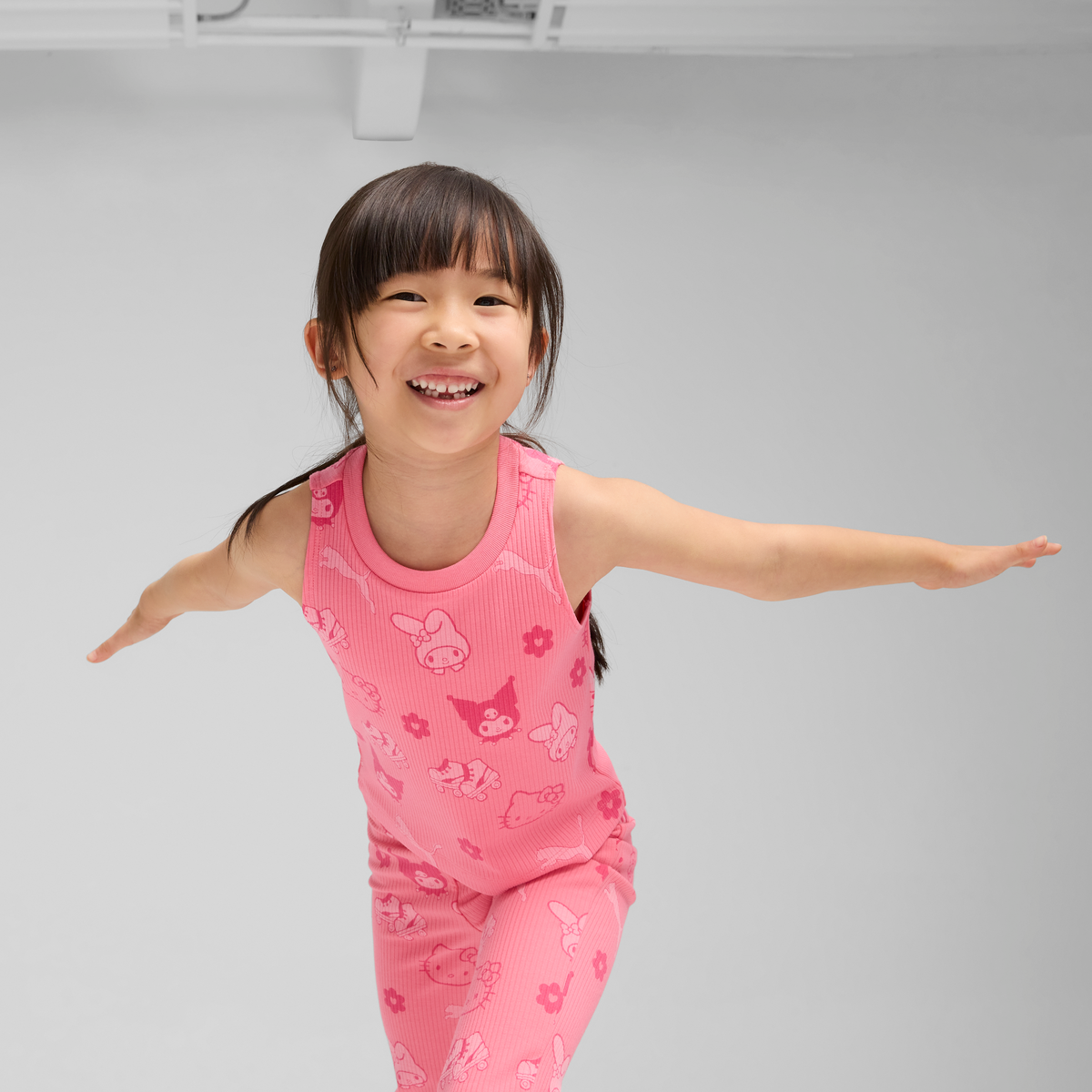 Hello Kitty and Friends x PUMA Kids Ribbed Tank Top (Magic Rose)
