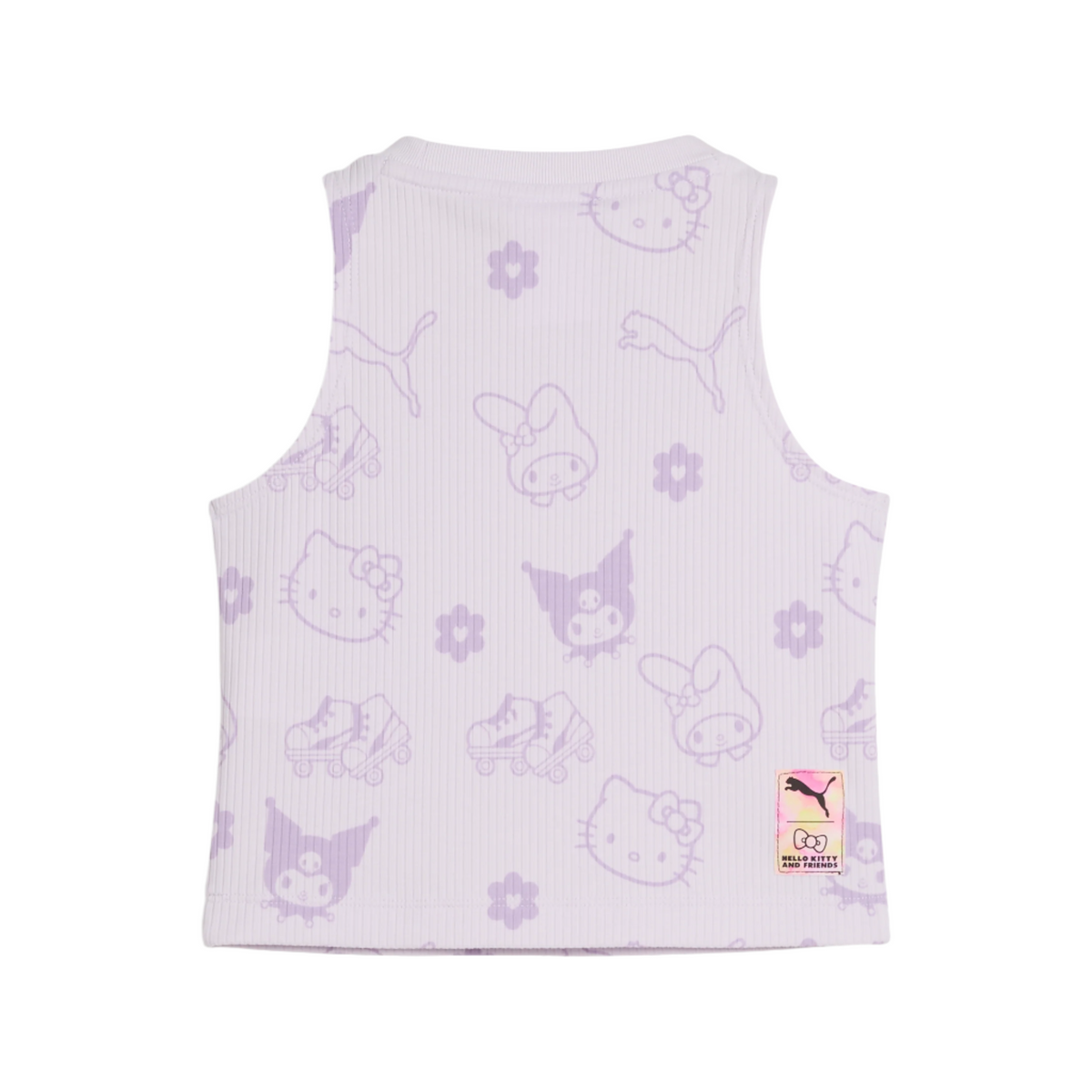 Hello Kitty and Friends x PUMA Kids Ribbed Tank Top (Lilac Frost)