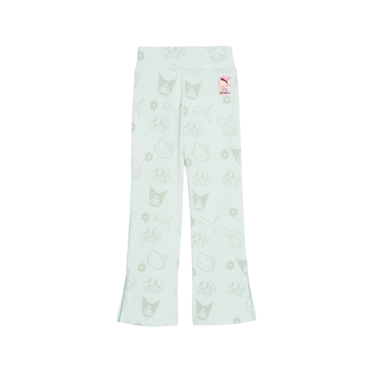 Hello Kitty and Friends x PUMA Kids Ribbed Flared Leggings (Peaceful Blue)