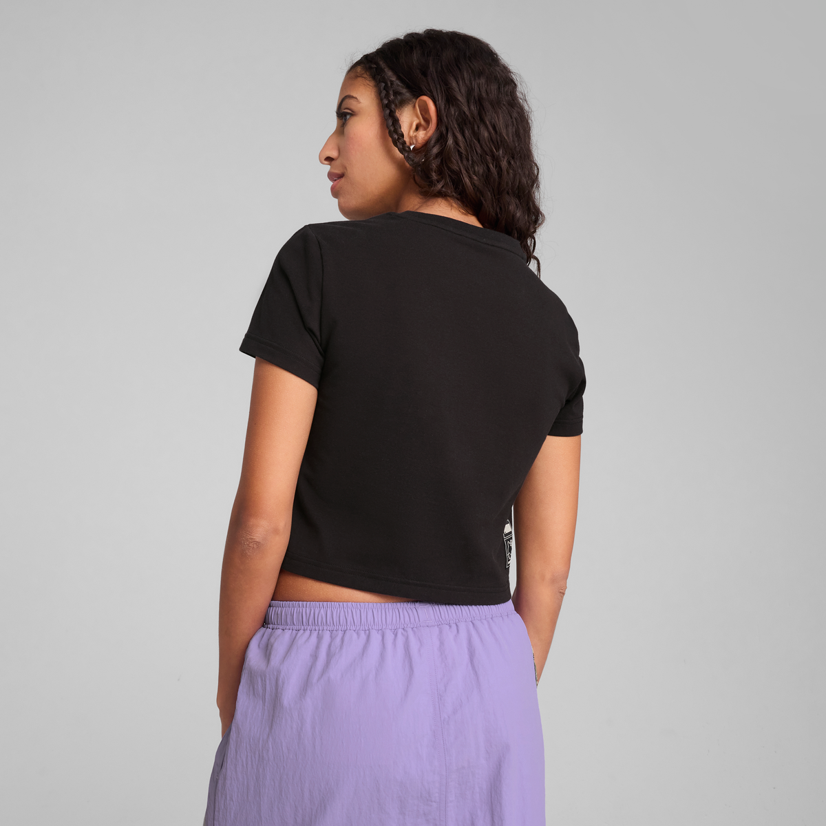 Hello Kitty x PUMA Graphic Baby Tee (PUMA Black)
