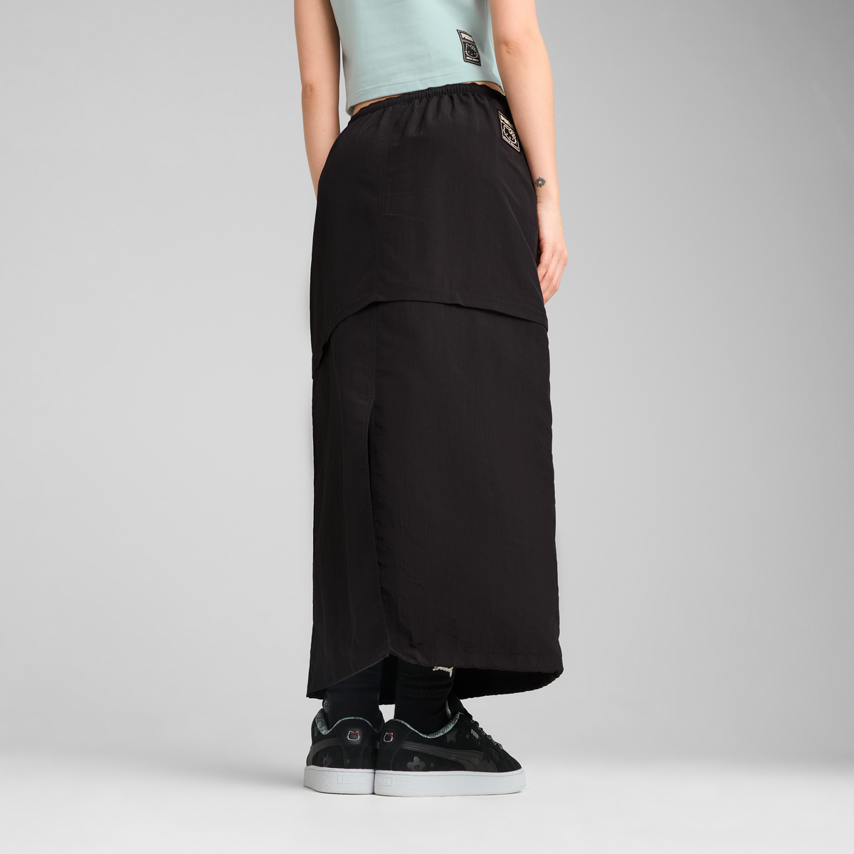 Hello Kitty x PUMA Woven Convertible Maxi Skirt (PUMA Black)
