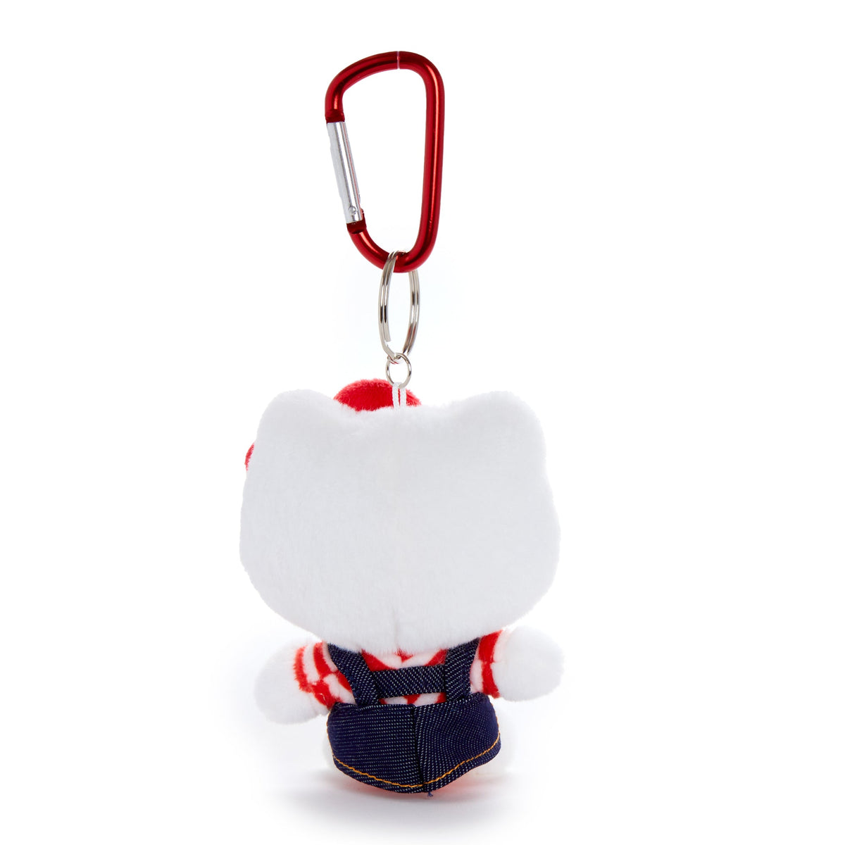 Hello Kitty Plush Mascot Keychain (Denim Jumper)