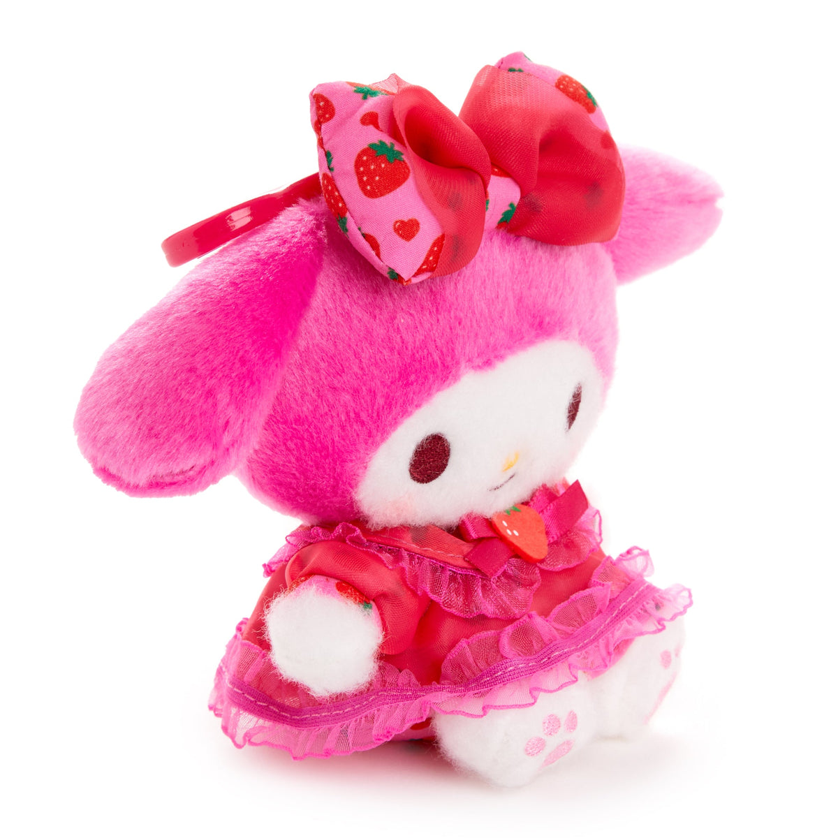 My Melody Plush Mascot Clip (Strawberry Treat Series)