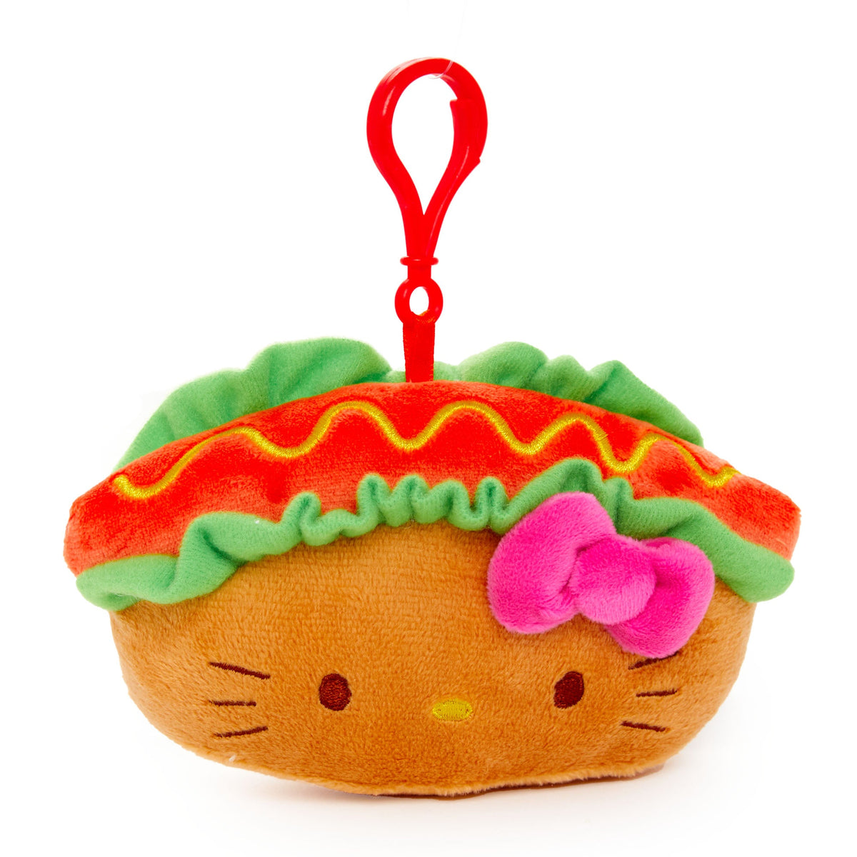 Hello Kitty Plush Mascot Clip (Hot Dog)