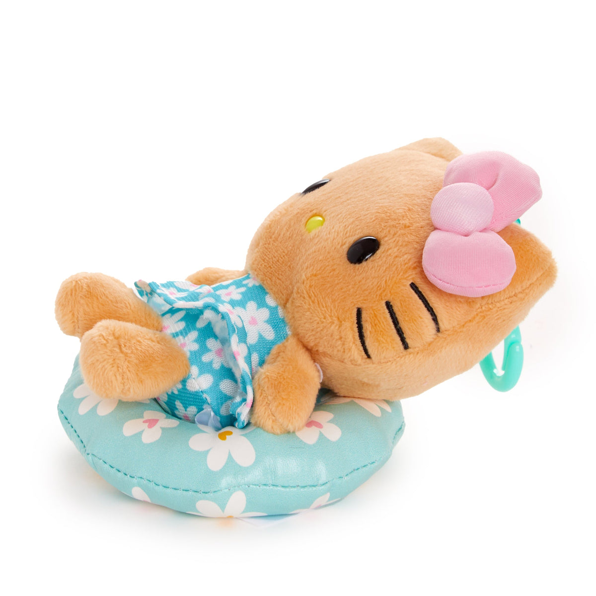 Hello Kitty Tanned Plush Mascot Clip (Summer Pool Series)