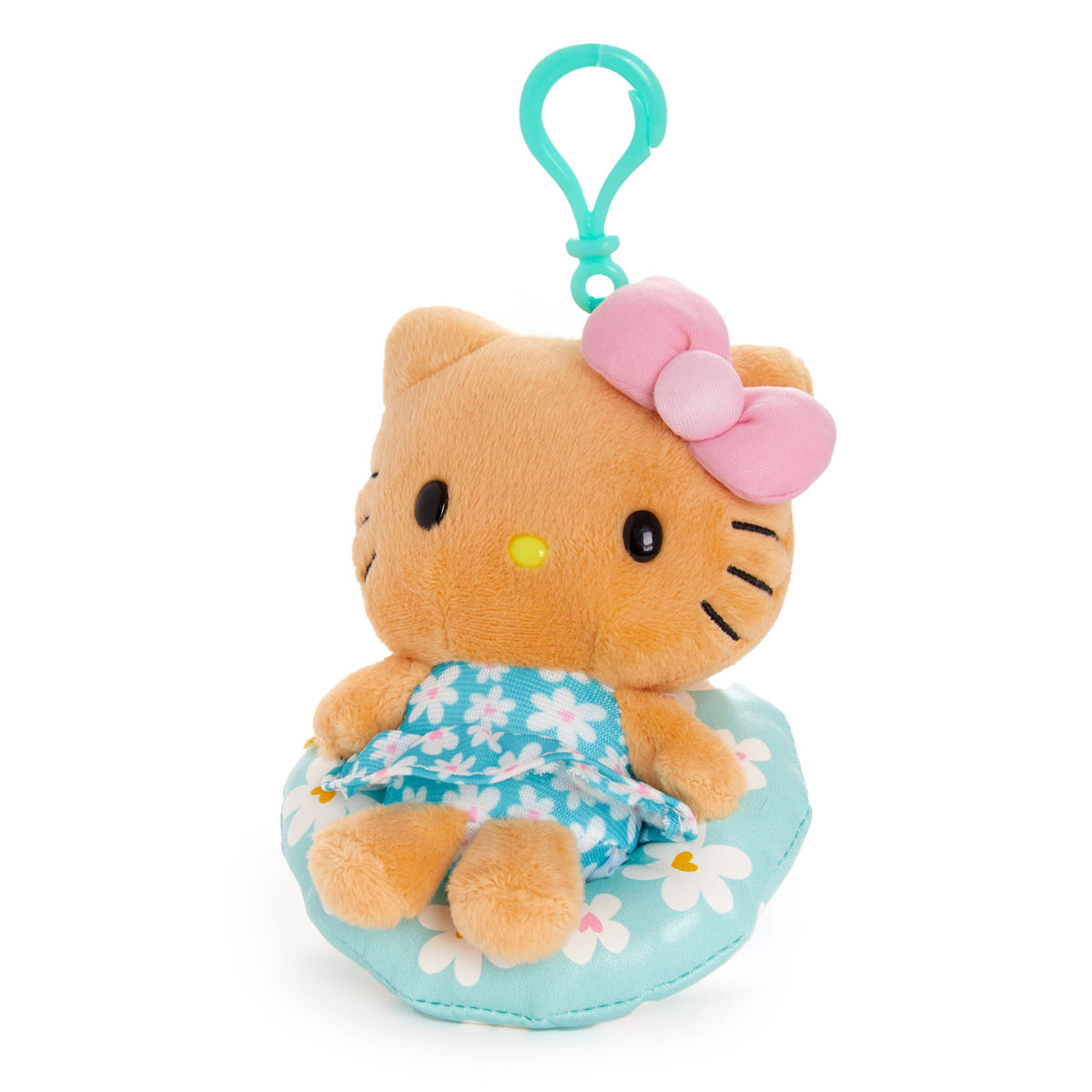Hello Kitty Tanned Plush Mascot Clip (Summer Pool Series)