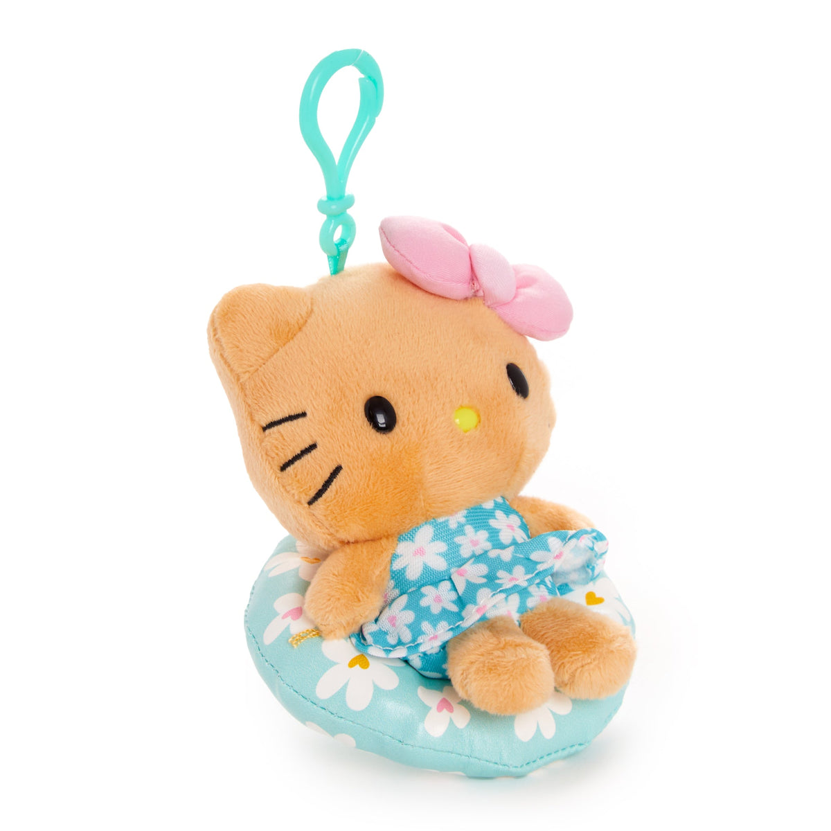 Hello Kitty Tanned Plush Mascot Clip (Summer Pool Series)