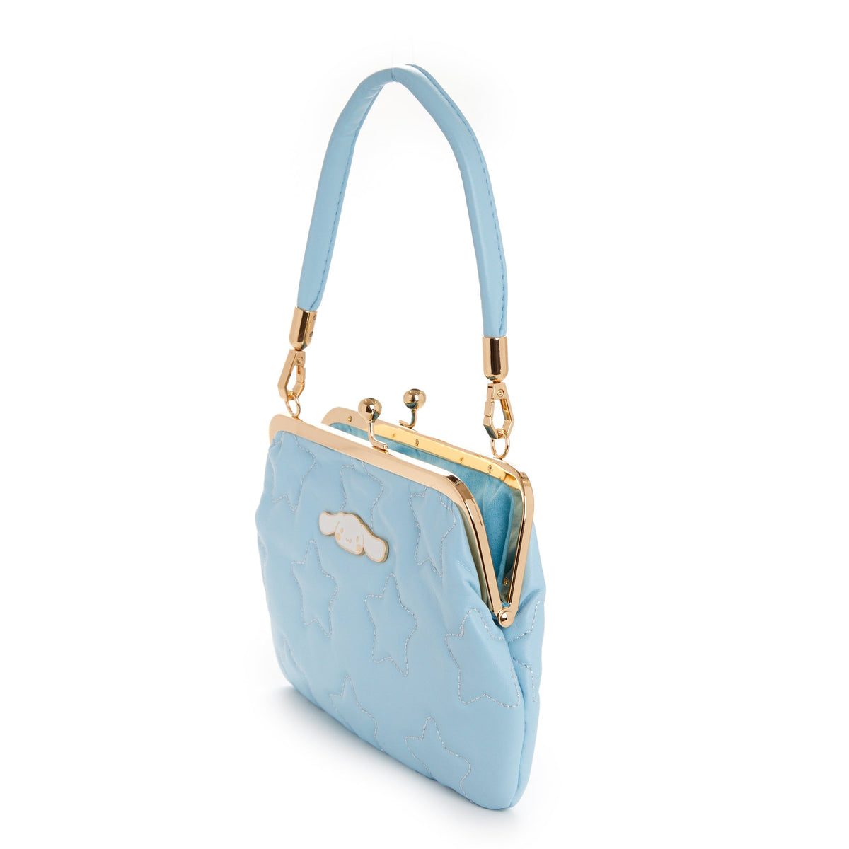 Cinnamoroll 2-Way Quilted Kiss Knob Handbag