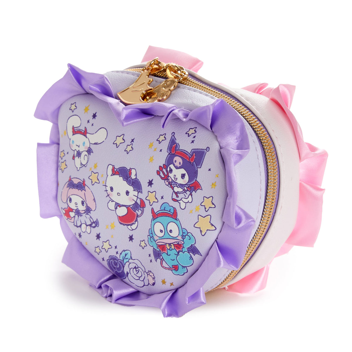 Sanrio Characters Mini Heart Zipper Pouch (Bright and Dark Angel Series)