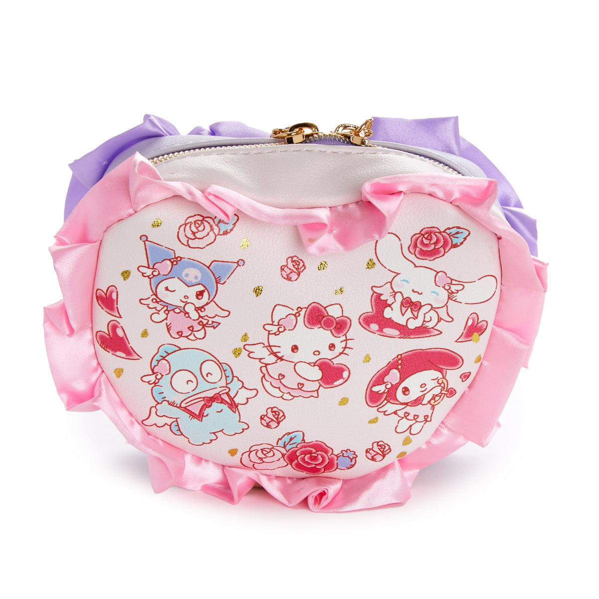 Sanrio Characters Mini Heart Zipper Pouch (Bright and Dark Angel Series)