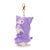Kuromi Plush Mascot Keychain (Frightened Series)