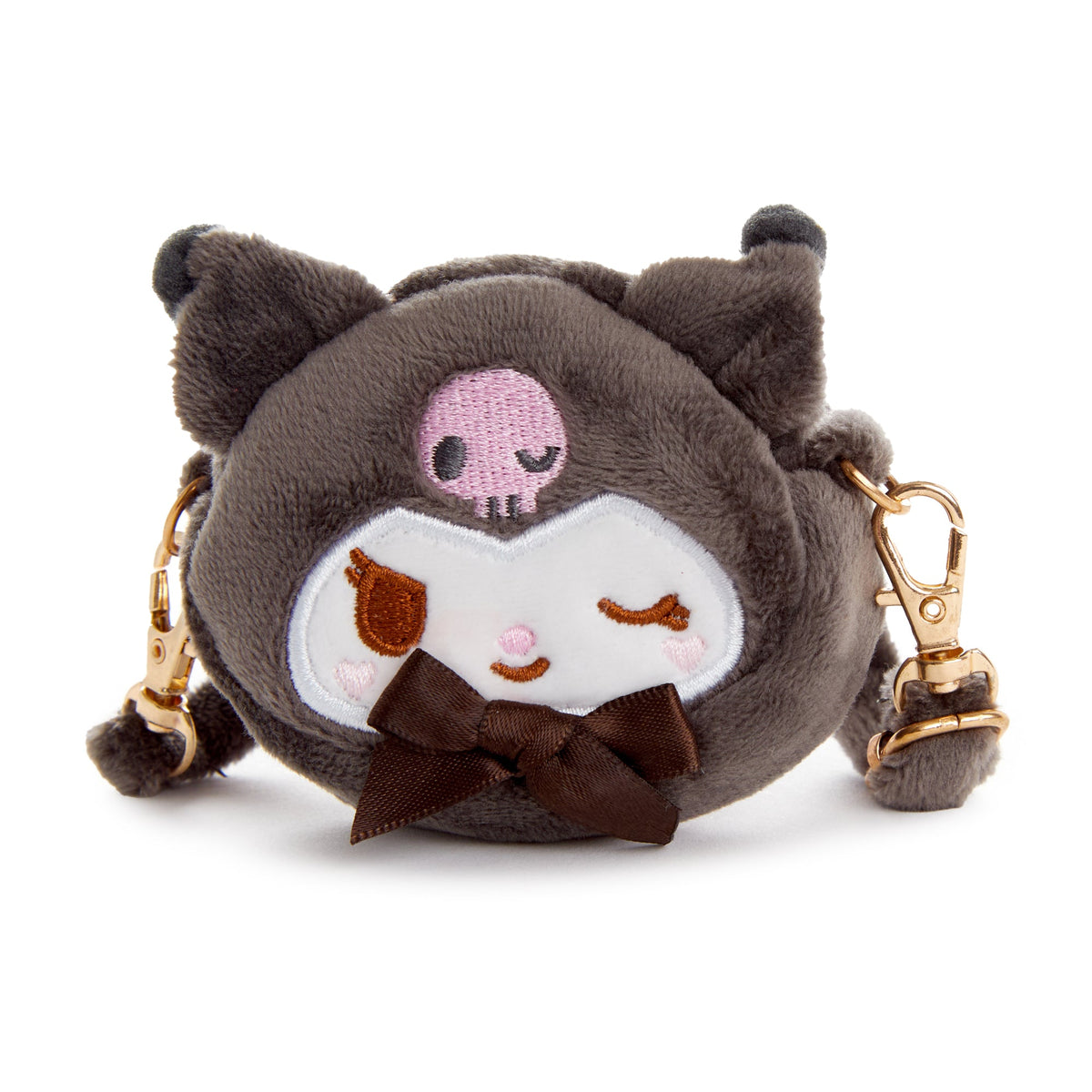 Kuromi Plush Convertible Mini Pouch (Wink Series)