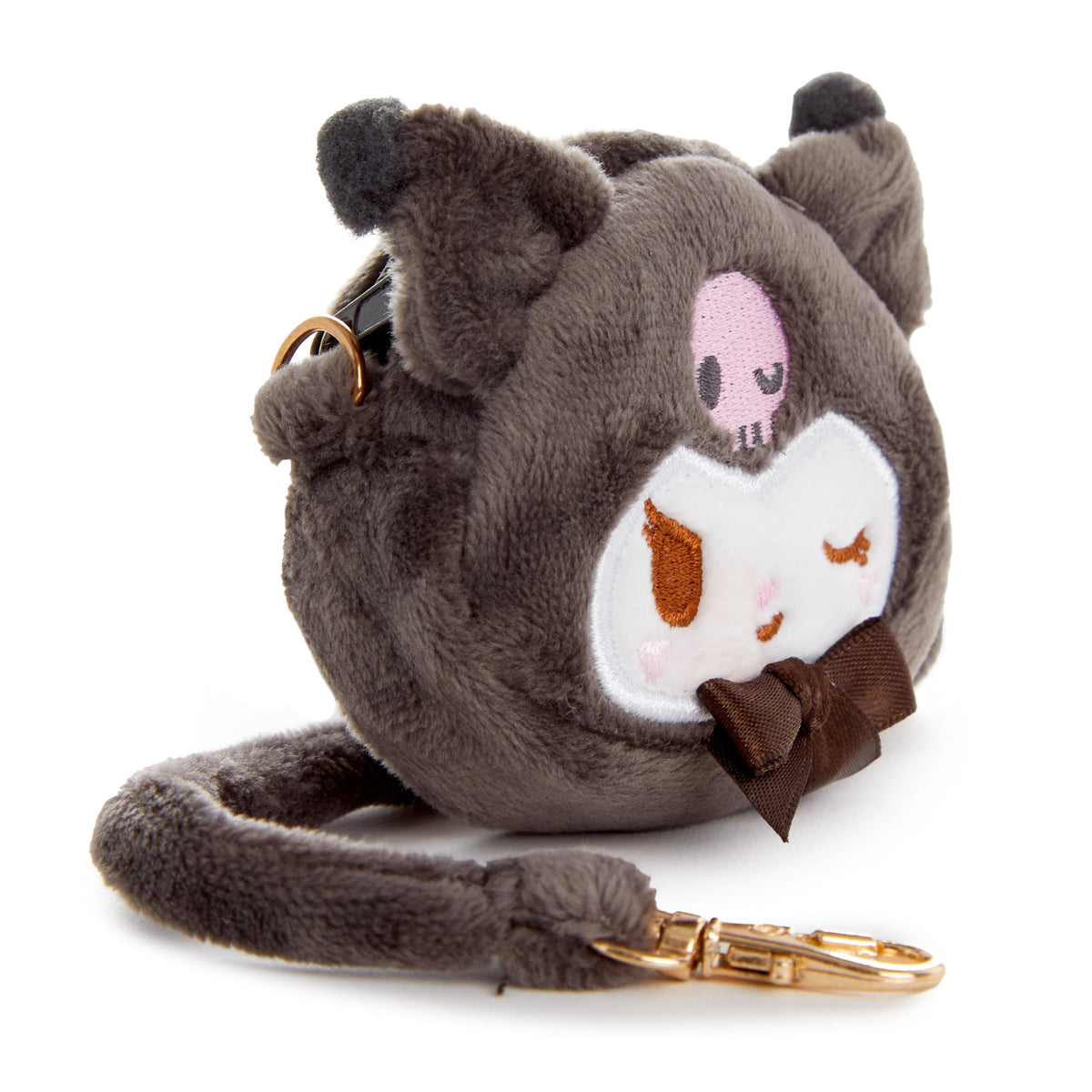 Kuromi Plush Convertible Mini Pouch (Wink Series)