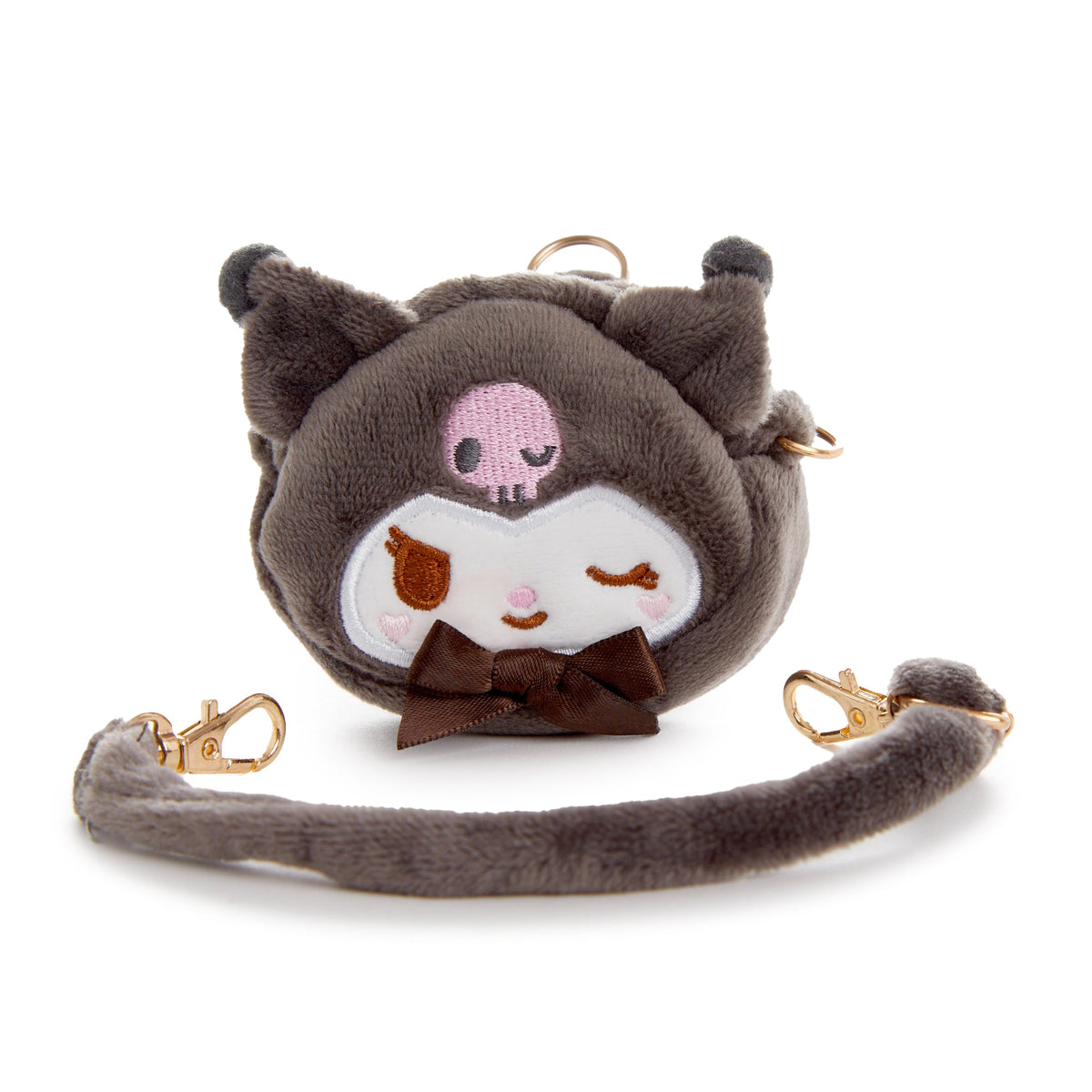 Kuromi Plush Convertible Mini Pouch (Wink Series)