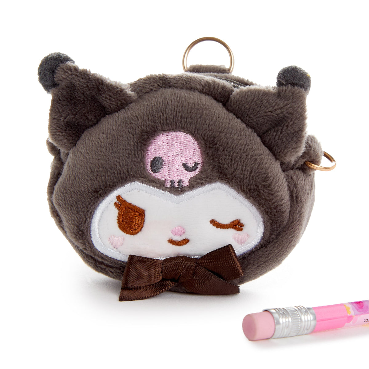 Kuromi Plush Convertible Mini Pouch (Wink Series)