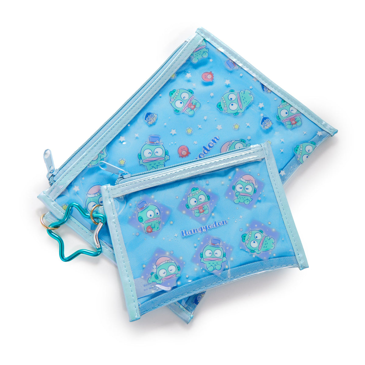 Hangyodon 2-pc Zipper Pouch Set (Mysterious Star)