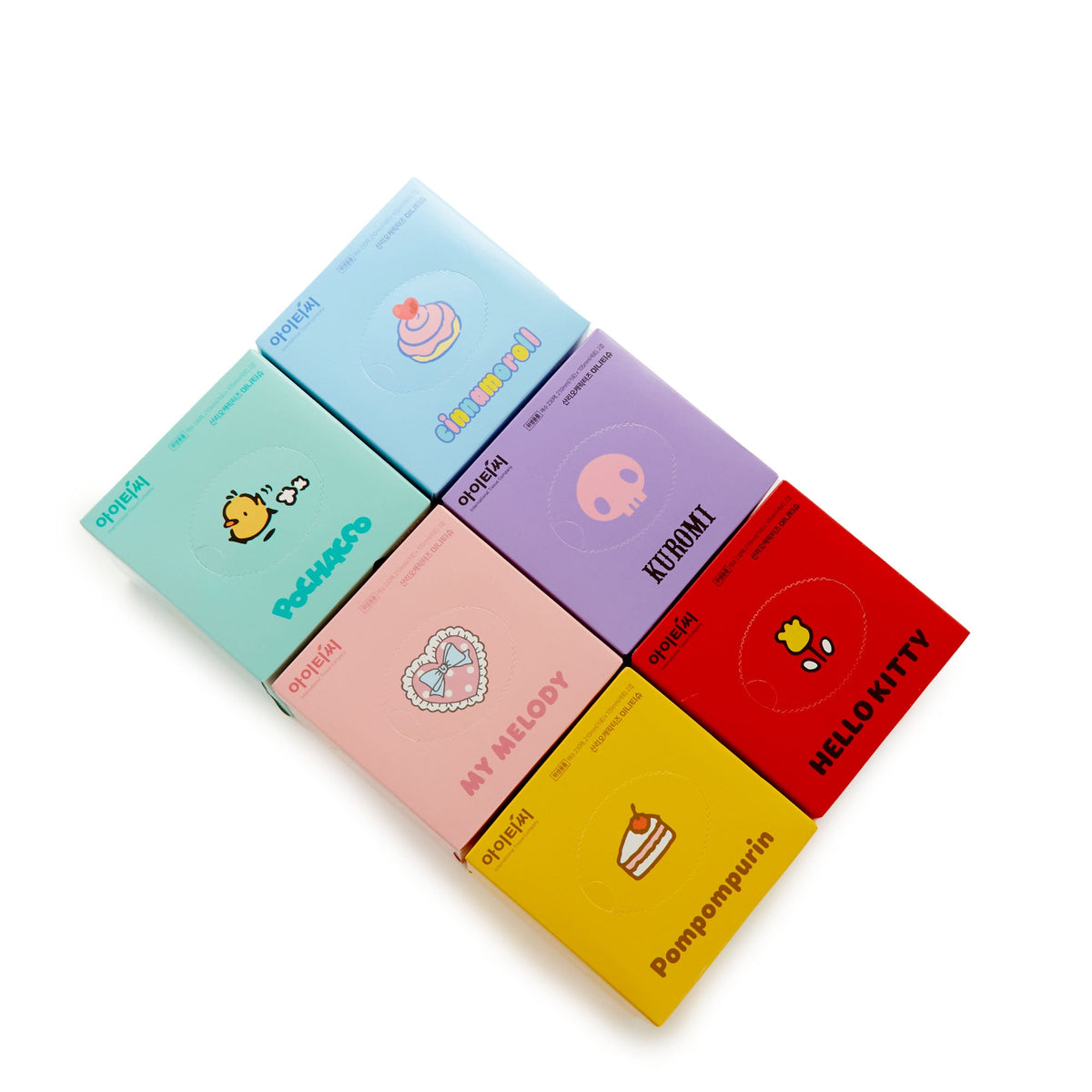 Hello Kitty and Friends Facial 2-Ply Mini Tissue Boxes (Pack of 6)