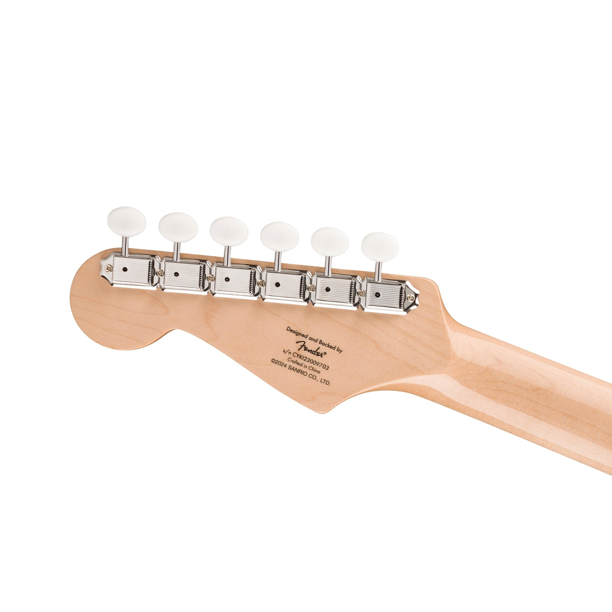 Hello Kitty x Fender Pink Stratocaster Guitar