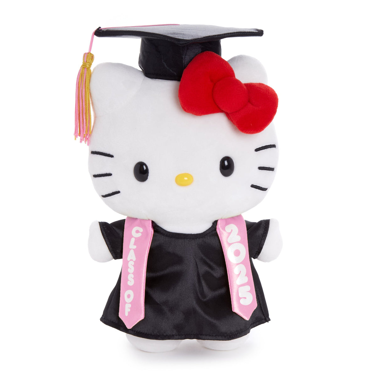 Hello Kitty 9&quot; Cap and Gown Graduation Plush (Pink)