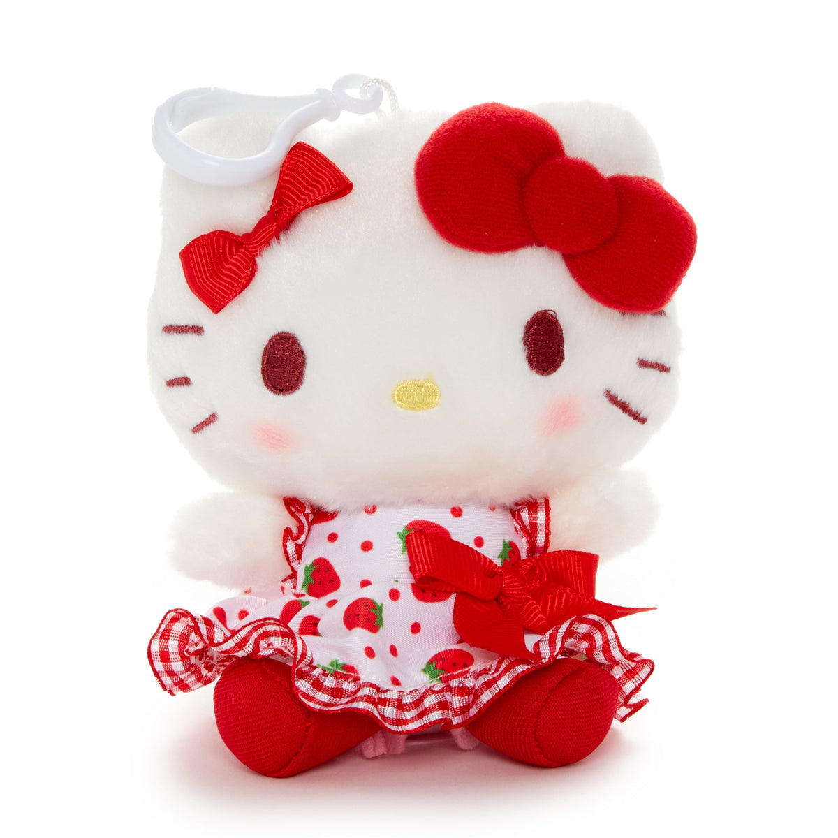 Hello Kitty Mascot Clip (Strawberry Fields Series)