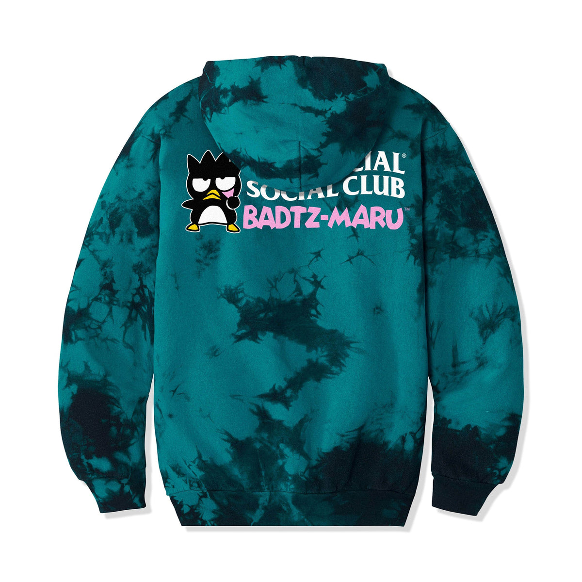 Anti Social Social Club x Badtz-maru Classic Hoodie (Aqua Tie-Dye)