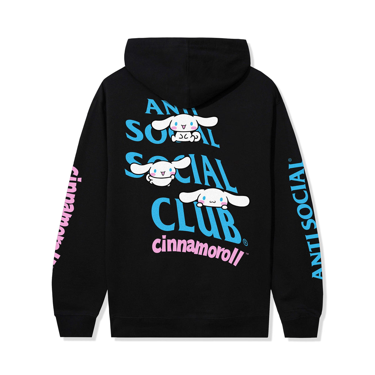 Anti Social Social Club x Cinnamoroll Classic Hoodie (Black)