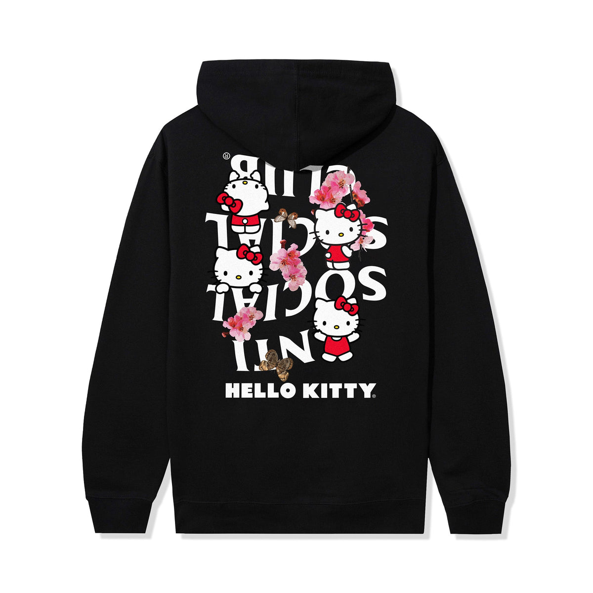 Anti Social Social Club x Hello Kitty Spring Sakura Hoodie (Black)