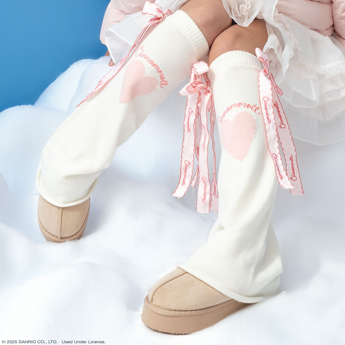 Cinnamoroll x JapanLA Bows Leg Warmers