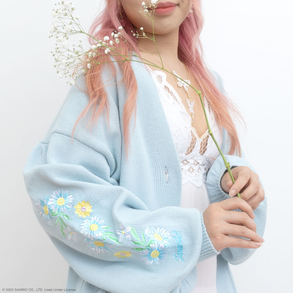 Cinnamoroll JapanLA Floral Cardigan