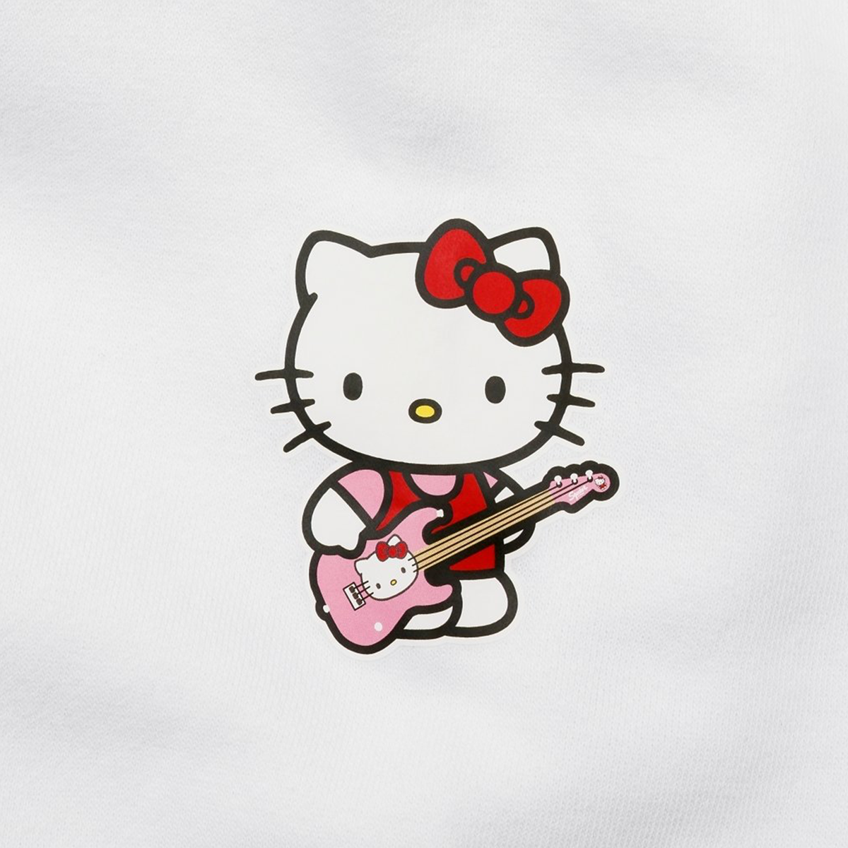 Hello Kitty x Fender White Sleeve Logo Hoodie