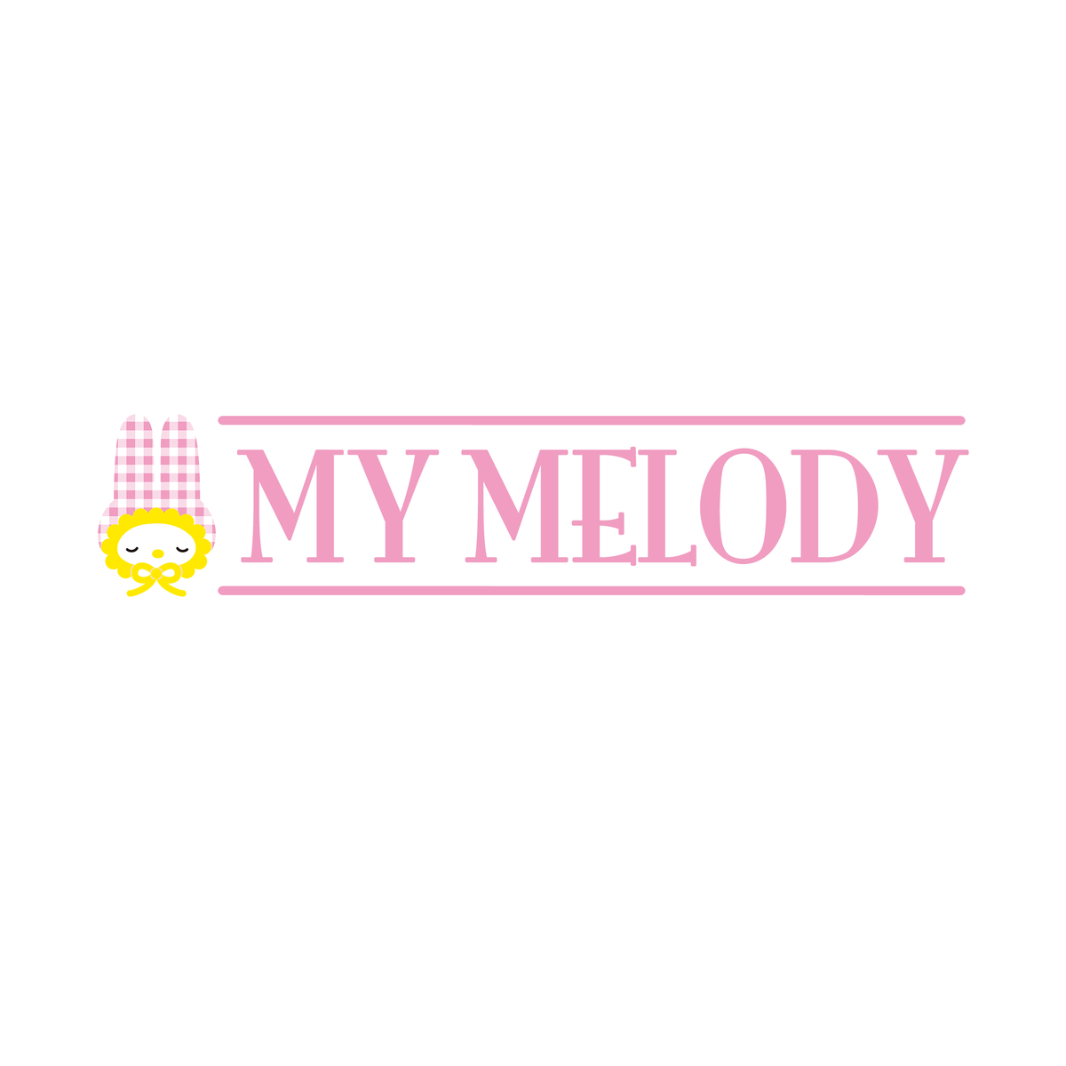 My Melody Gingham Logo Tee