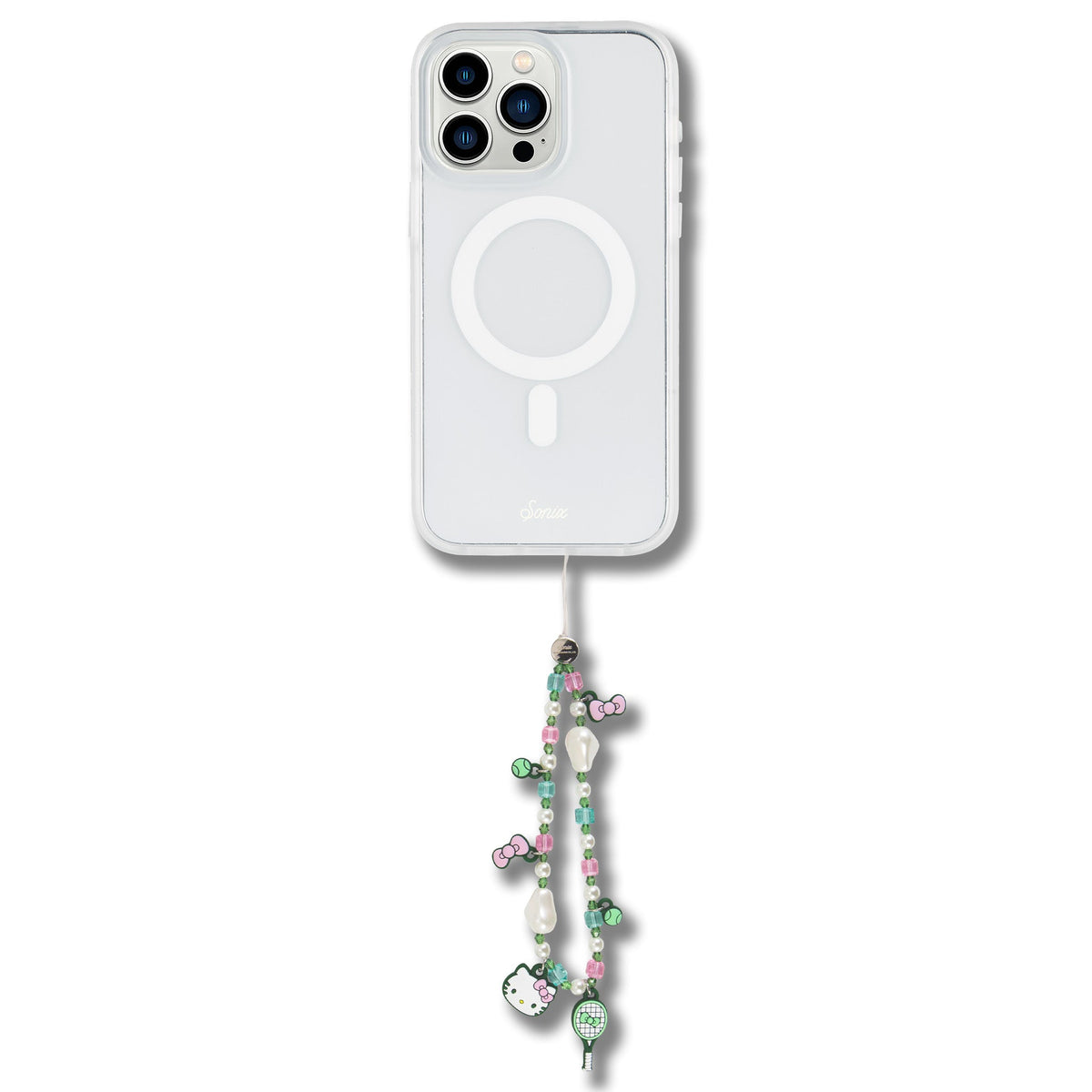 Hello Kitty x Sonix Tennis Club Beaded Smartphone Wrist Strap