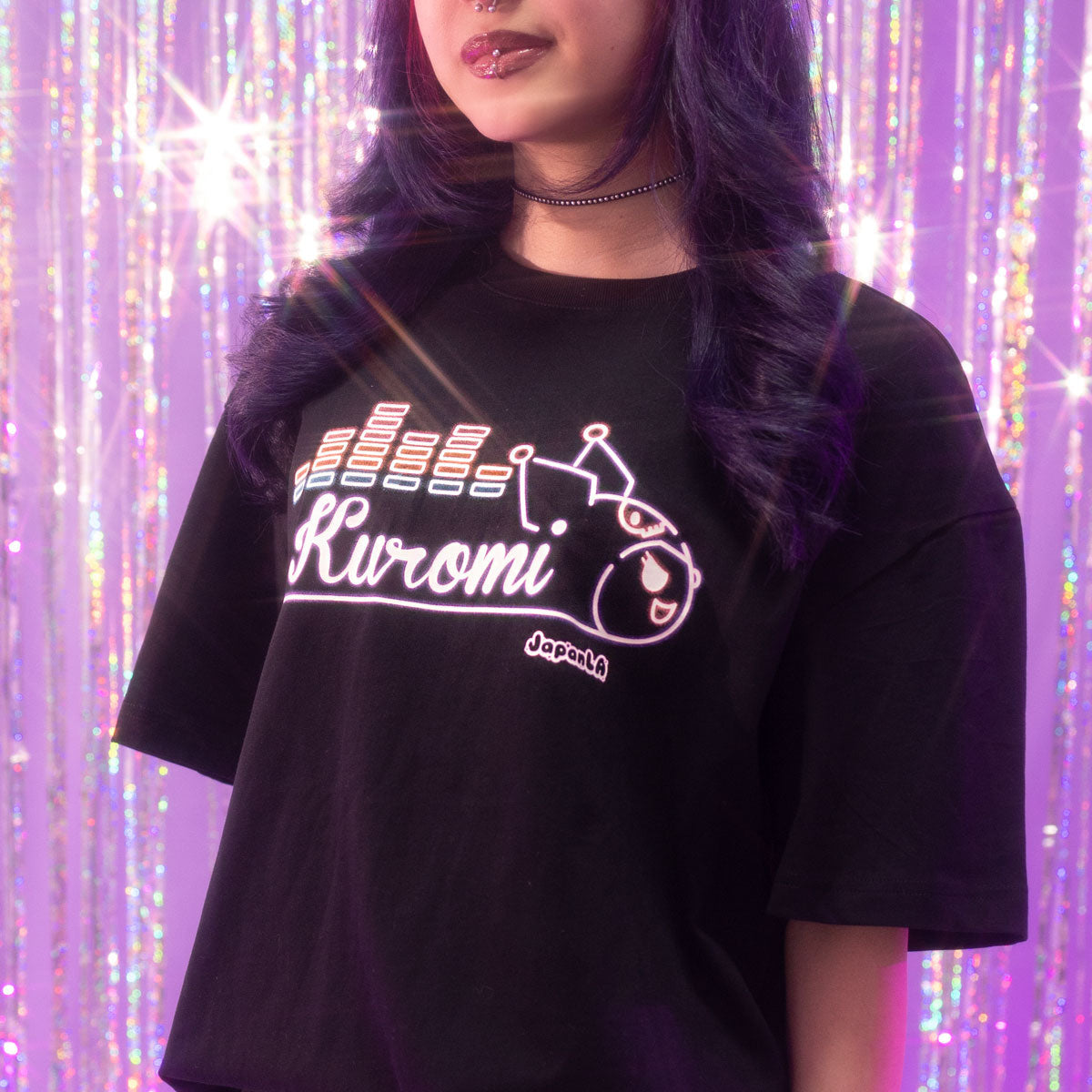 Kuromi x JapanLA Glow-In-The-Dark Anniversary Party Tee