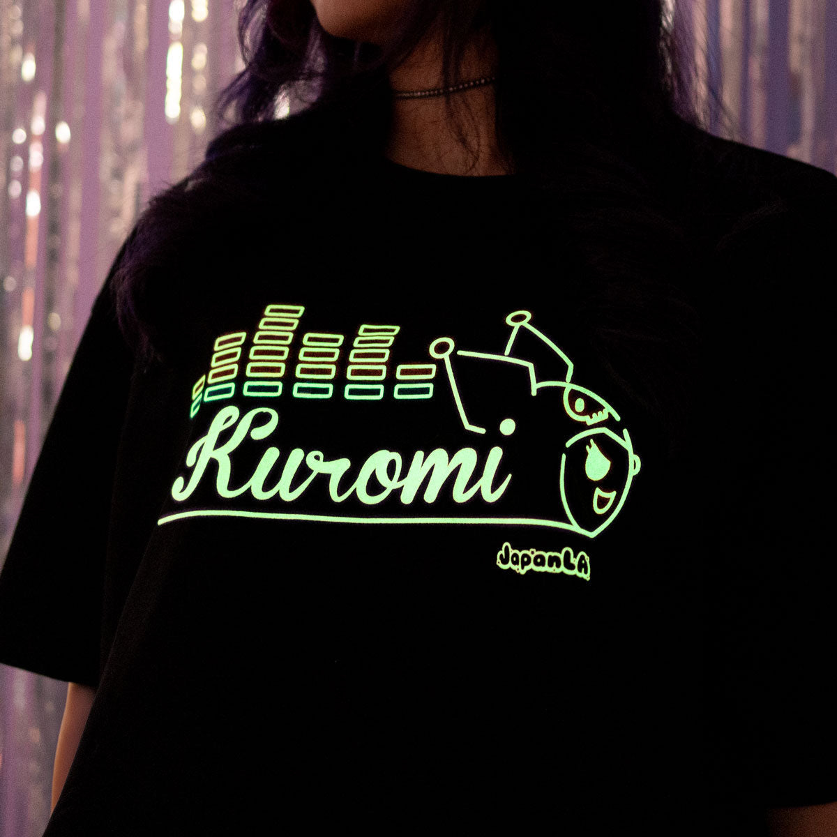 Kuromi x JapanLA Glow-In-The-Dark Anniversary Party Tee